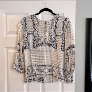 Medium patterned Maeve (from Anthropologie) flowy shirt